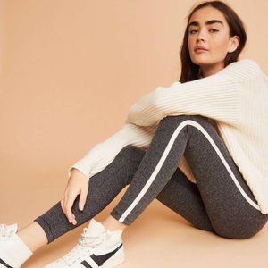 Lou & Grey Speckled Side Stripe Ponte Leggings